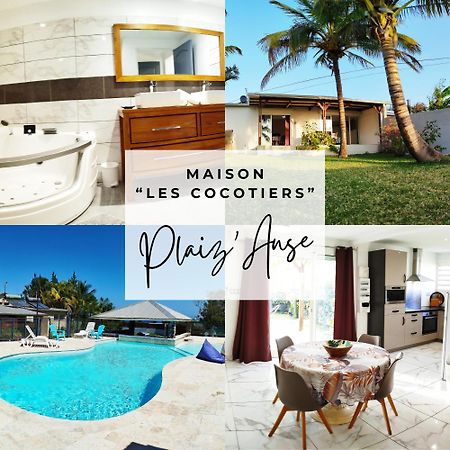 Maison Les Cocotiers De Plaiz'Anse Petite Île Exteriör bild